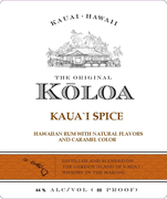 Koloa Kaua'i Spice Rum